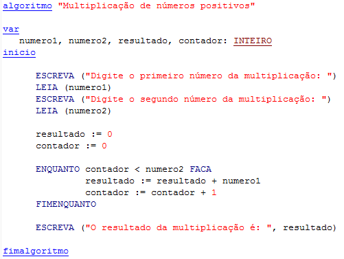 Alguém poderia me explicar a lógica desse algoritmo no Visualg. OBS: vi em  uma vídeo aula, porém não 